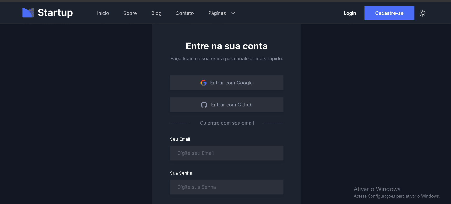 Imagem 4 do projeto Template Landing Page com Next.js